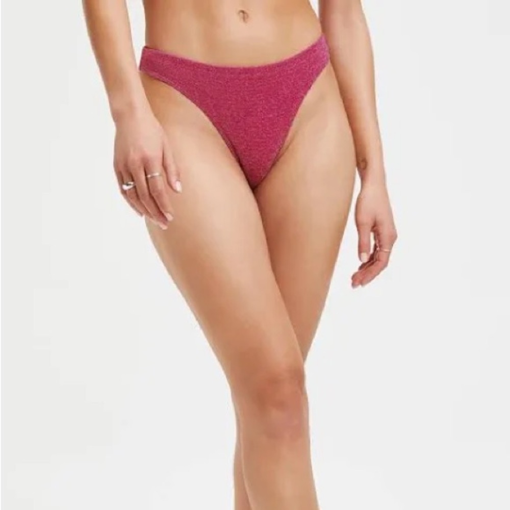 Good American Sparkle Better Bikini Bottom